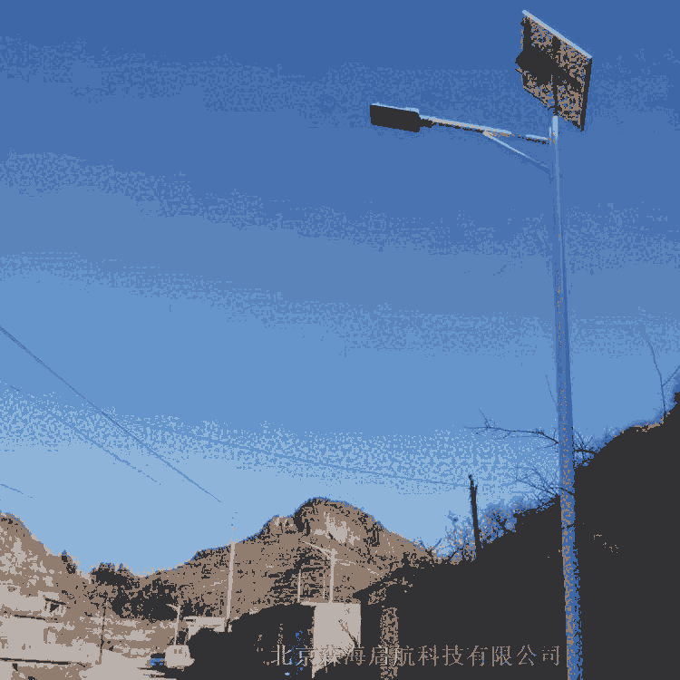 森海路燈北京工程案例 太陽能路燈價格
